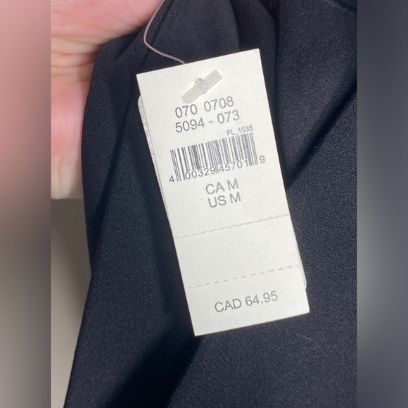 🏷️ NWT Aerie Real Me High Rise Mesh Leg 7/8 Black Leggings - Picture 8 of 9